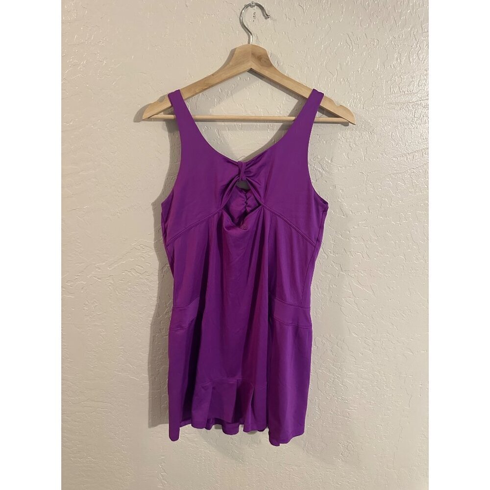 Y Calvin Klein Performance Quick Dry Purple Athletic Dress - Picture 6 of 10